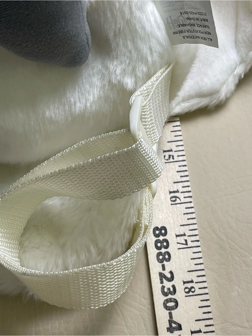 Warner Bros. The making of Harry Potter White Plush Snowy Owl Kids Backpack